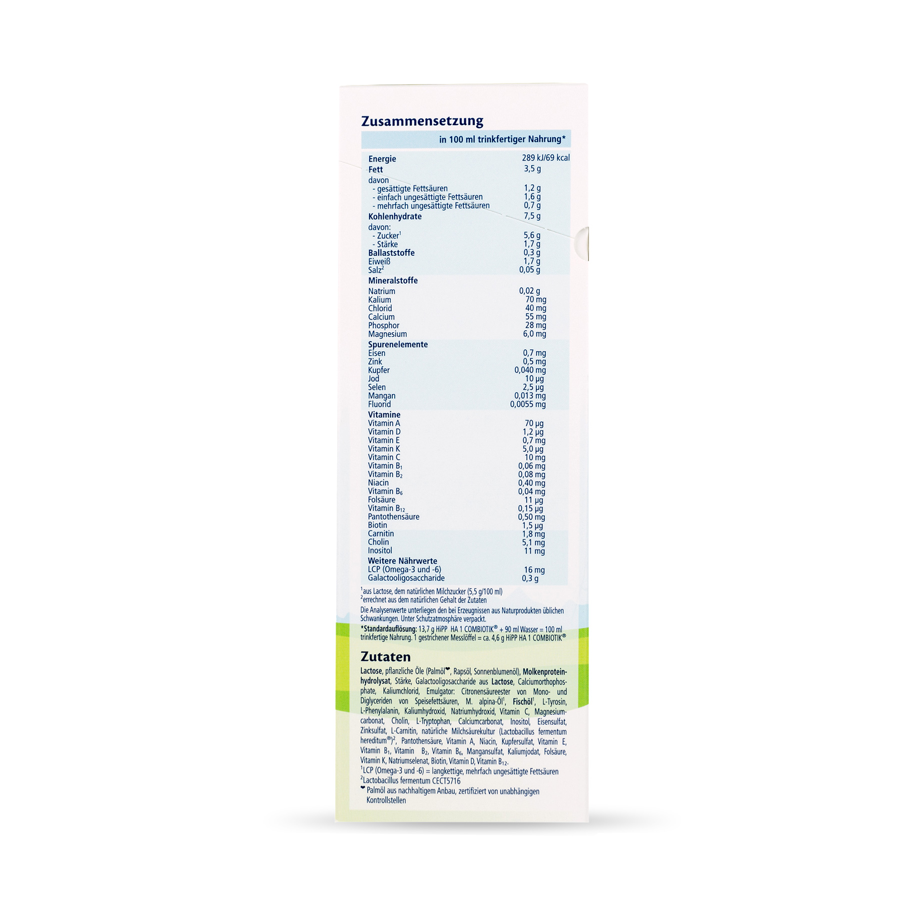 HiPP Hypoallergenic (HA) Stage 1 Combiotic Formula (600g) - German